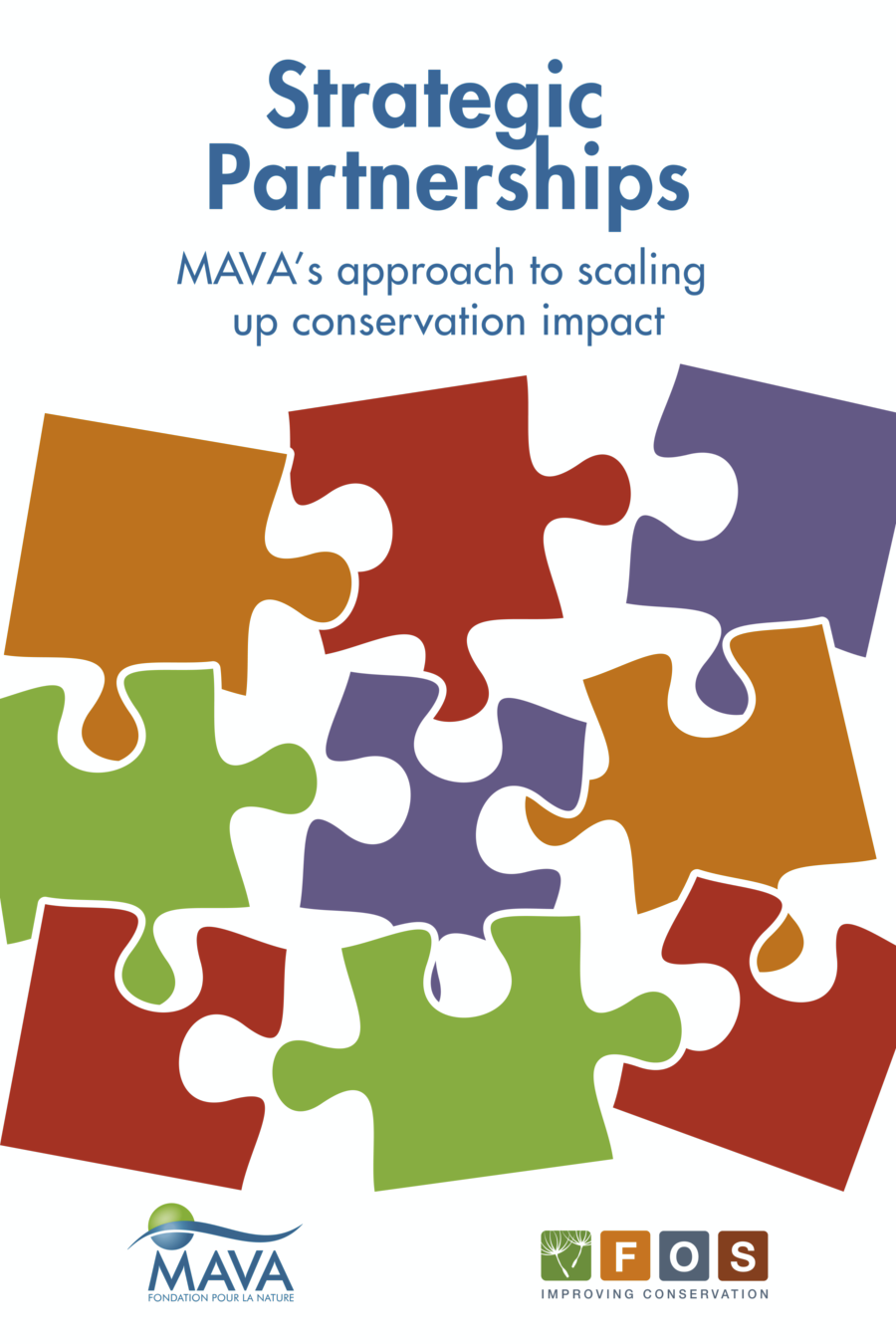 The cover of the MAVA Strategic Partnerships book